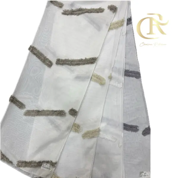 Voilage à Motifs Chenille
